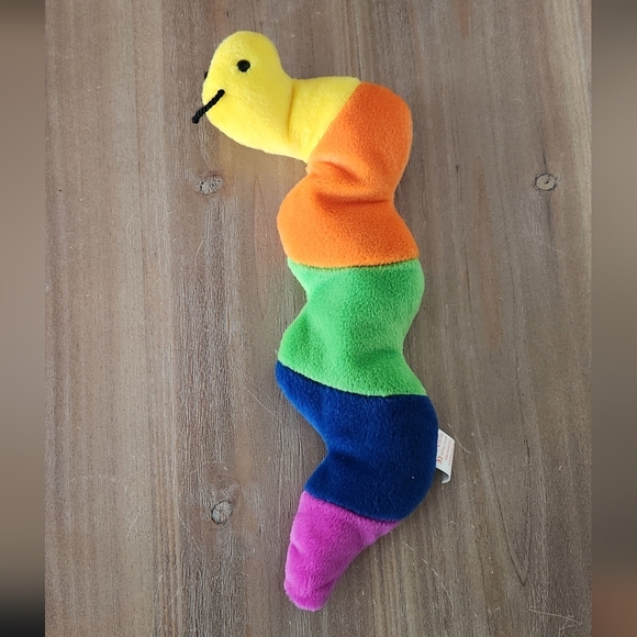 ๐ Ty Beanie Baby โInchโ the Inchworm โ 1995 Vintage Plush, Excellent Condition - Picture 4 of 10